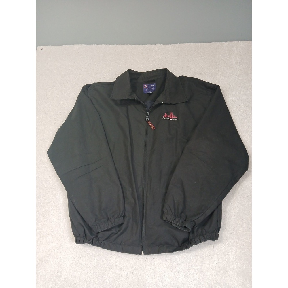 Men's Landway Wind Resistant  water repellant breathable black Jacket XXL